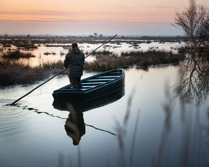 Chaumière au bord du marais